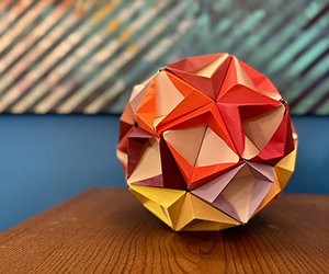 Geometric Harmony in Origami Star Kusudama – Polyhedra Origami